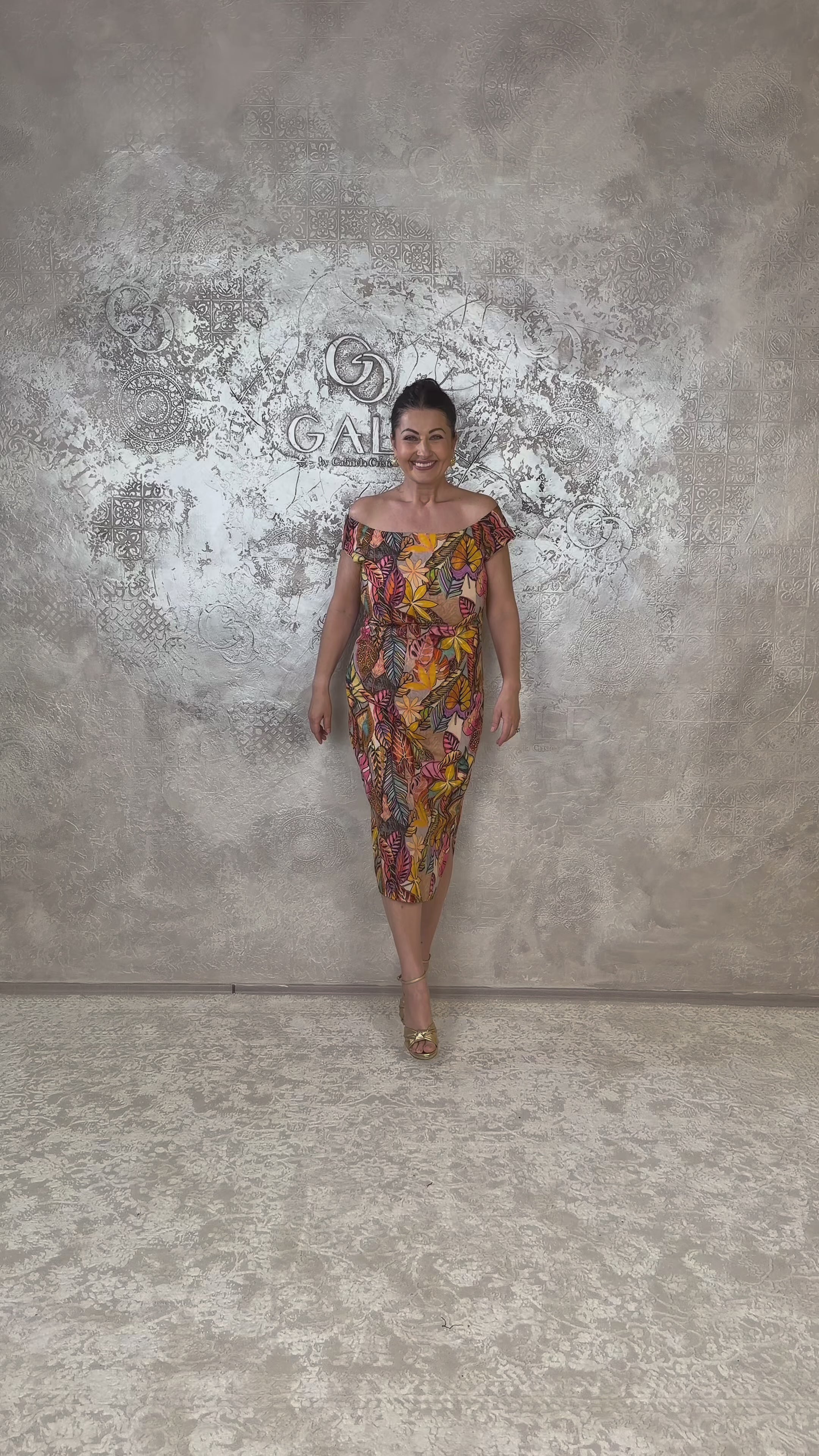 Rochia Sophia Summer Orange Leaf